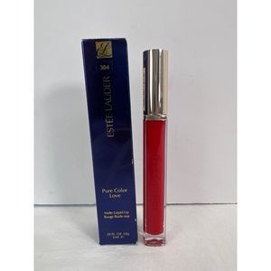 Estee Lauder Pure Color Love Revved Red 304 Matte Liquid Lipstick